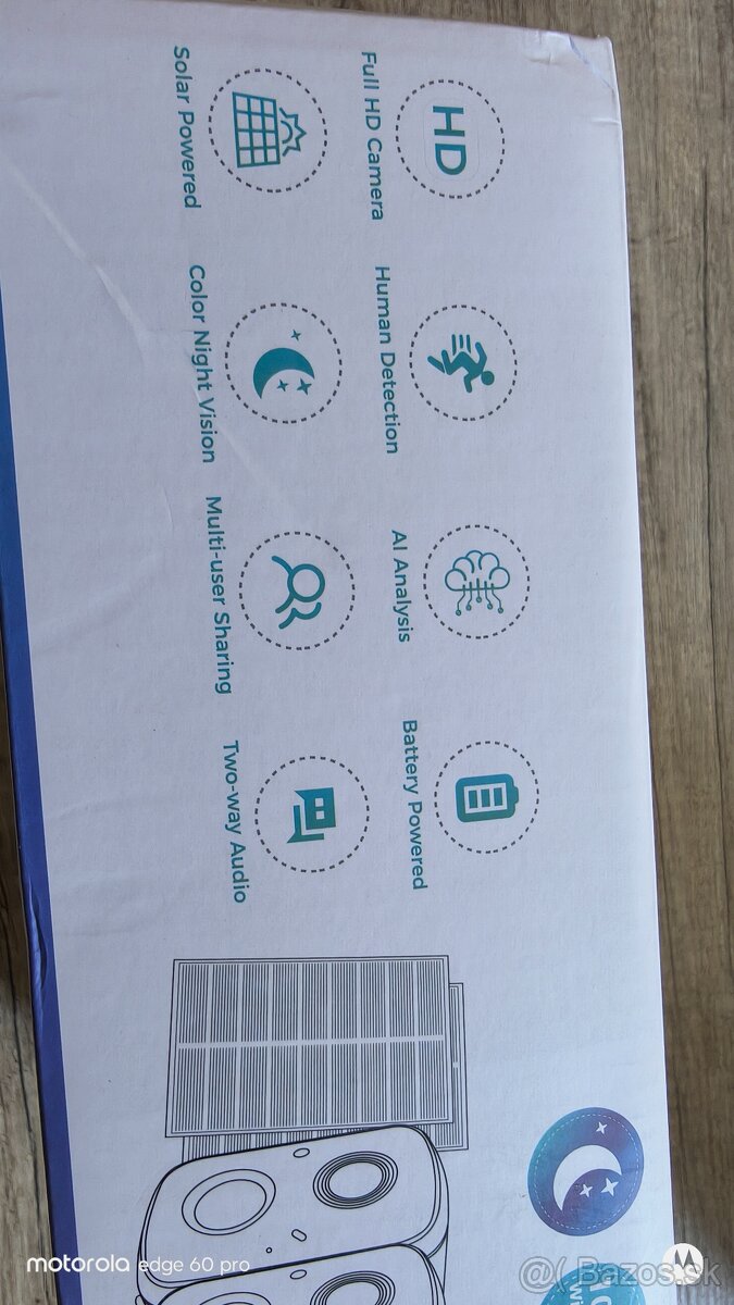 Bezpečnostná Solar Wifi ip kamera 4mpix - 3