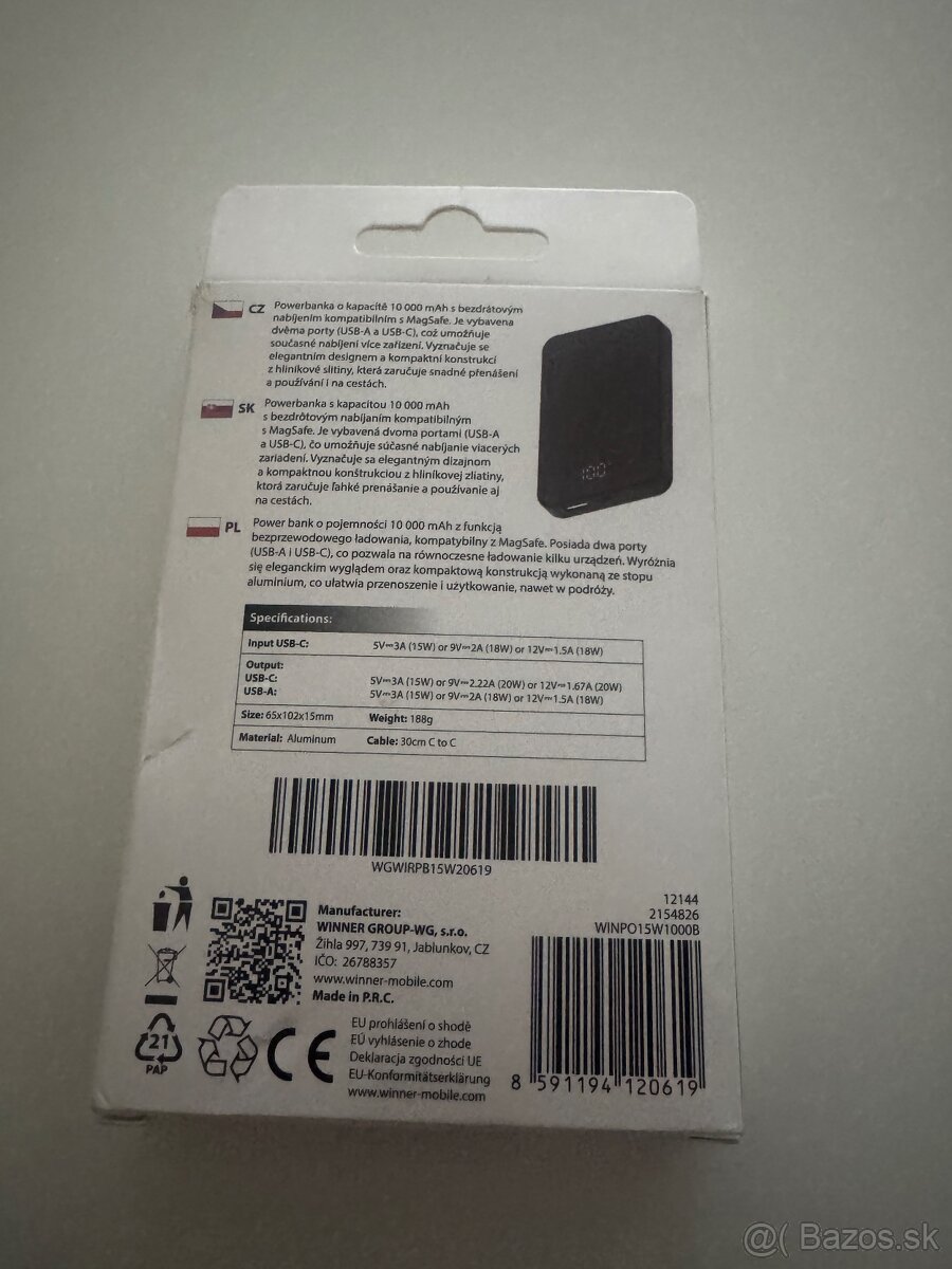 Winner Group Powerbanka bezdrôtová 10 000 mAh - 3