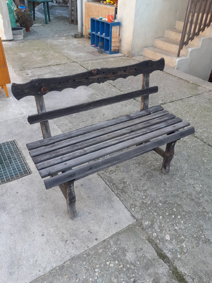 Predám peknú staršiu lavičku - 3