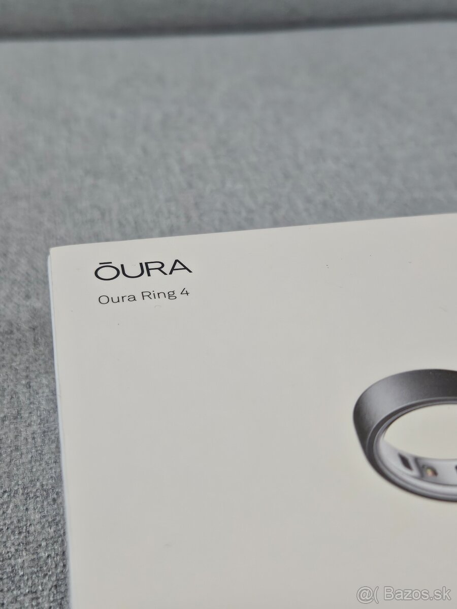 Oura Ring Gen 4 – Stealth Noir Matte, veľkosť 10 – nový - 3