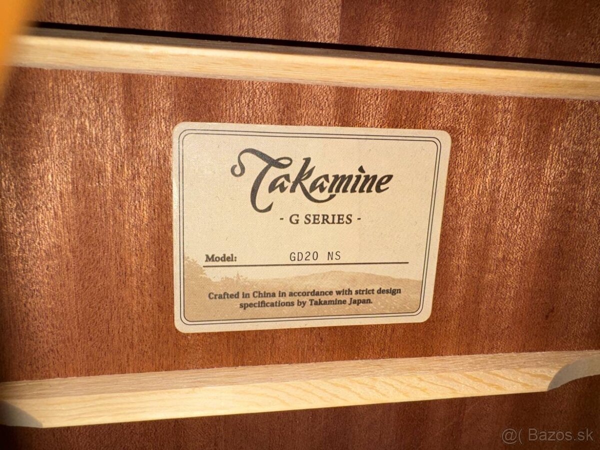 Akustická gitara Takamine GD20NS - 3