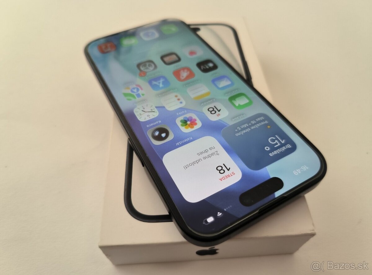 apple iphone 15 256gb Black / Batéria 85% - 3