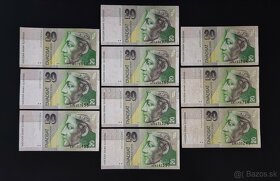 Slovenské bankovky 100, 50, 20 - 3