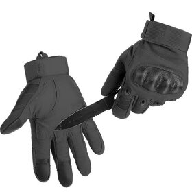 Taktické rukavice -čierne - 3