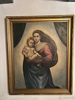 Signovaný obraz s náboženskou tématikou - 3