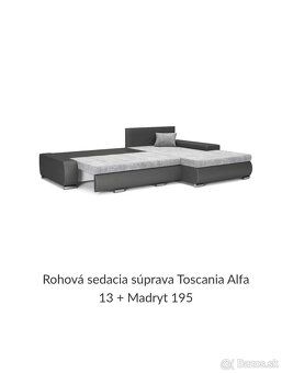Rohová sedacia súprava Toscania Alfa - 3