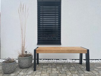 Dubova lavicka 134cm x 51cm x 45 cm (sedák) ŠxVxH - 3