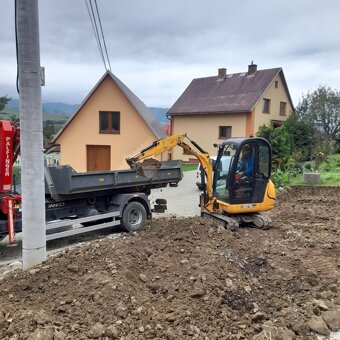 Zemné a výkopové práce, autodoprava a kontajner na odpad - 3