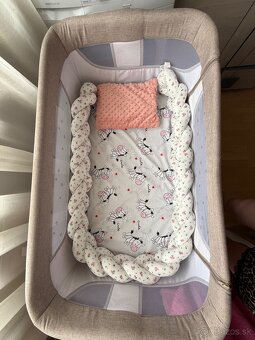 MOMI Postýlka Smart Bed 4v1 Béžová - 3