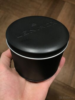 Pánske hodinky značky LEN.NOX nové v krabičke čierne - 3