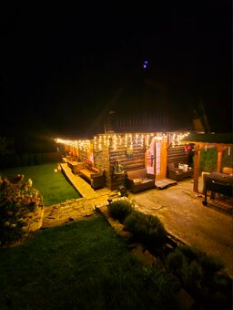 Na predaj drevenica s veľkým pozemkom - 1194 m² a bazénom v - 3