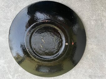 Predám drevený maľovaný tanier na stenu - 3