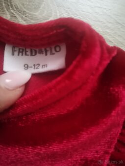 Vianočné červené šaty - 3