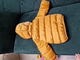 Detska zimna oranzova bunda 80 - 3