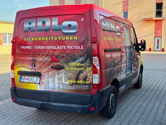 Opel Movano / Renault Master L1H1  3,5t  8/2017 prvý majiteľ - 3