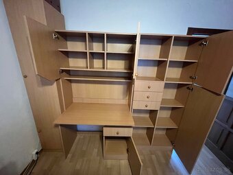 Nábytková zostava pre školáka/študenta – zachovalý stav - 3