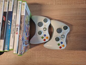 X̌box360 plus 3 ovladače plus 9 hier - 3
