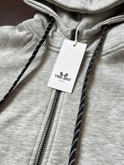Sivá mikina na zips - nová - 3