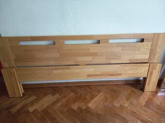 Posteľ masív buk 180x200 - 3