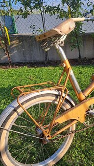 Starožitný skladací bicykel v pôvodnom stave - 3