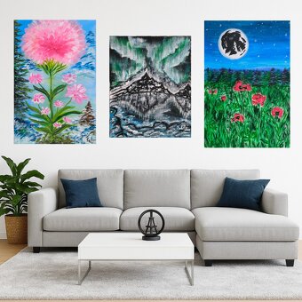 Akrylové obrazy - 3