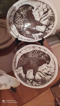 Dekorácie a sklo s poľovníckym motívom - 3