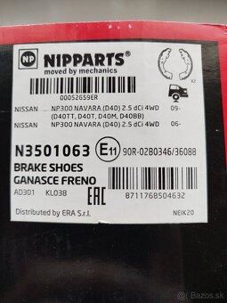 BRZDOVÉ DOŠTIČKY + OBLOŽENIA ⚠️Nissan Navara - 3