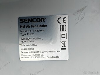 Ventilatory Sencor SFH 7057WH - 3