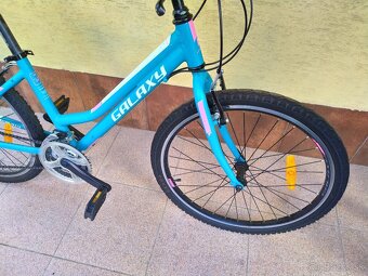 Dievčenský bicykel Galaxy 24", tyrkys - 3
