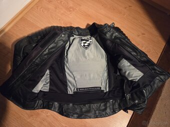 Kožená moto bunda 4SR Roadster III Red velkost 56 - 3