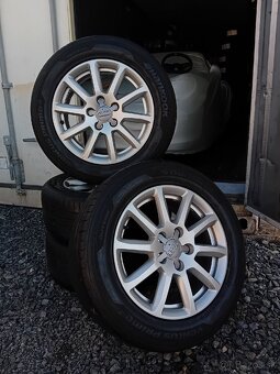 Orig. kolesá Audi 5x112R16 + 225/55R16 Hankook - 3