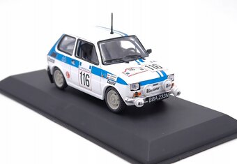 Fiat 126 + Niewiadow N250C 1:43 colorfull - 3