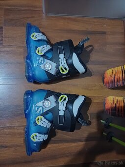 Lyže Head 120 cm, lyžiarky 23 + palice 100cm - 3