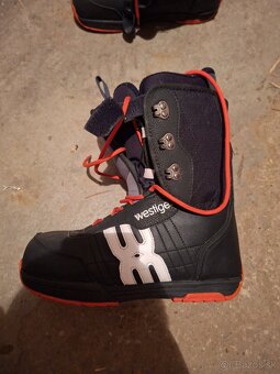 Predam snowboard WESTIGE + viazanie + topanky - 3