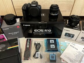 P: Fotoaparát Canon EOS R10 (záruka 4/2025), objektívy a iné - 3