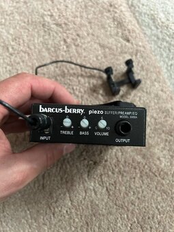 Kontrabasový snímač Barcus-Berry 3000a - 3