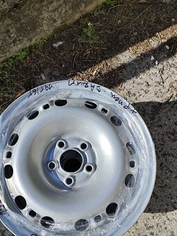 5x100 R15 plechové disky - 3