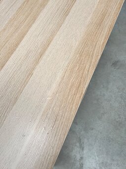 IKEA LACK stolík, bielo morený dub vzor, 90x55 cm - 3