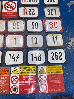 Stara smaltovana cedula tabulka ČSSR cislo domu - 3