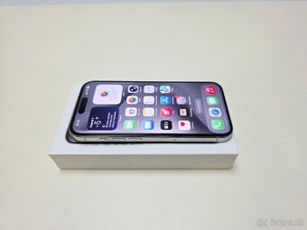 APPLE IPHONE 15 PRO 128GB WHITE TITANIUM, BATERKA 100% - 3