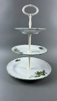 Porcelánový etažér, karlovarský porcelán - 3