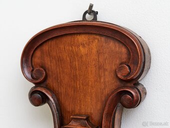 Veľký starožitný barometer s teplomerom Boston V 102,5 cm - 3