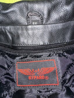 Rypard Ramones kožená bunda na motorku čierna 6XL - KSM003 - 3