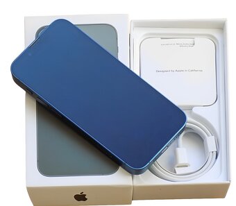 iPhone 13 Blue BATERIE 100% TOP - 3