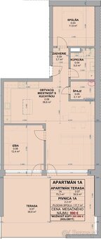 Apartmán s terasou v novostavbe na Zemplínskej šírave - 3