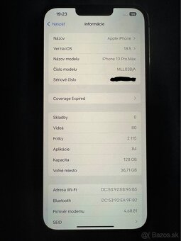 Apple iPhone 13 Pro Max 128GB Zlatý ~ Opticky ako Nový ~ - 3