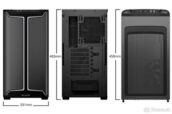 Predam PC skrinu Be Quiet Pure Base 501DX Black - 3
