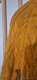 Dámske pletené šaty( predĺžený pulóver) - 3