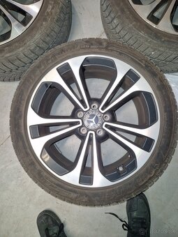 Mercedes disky + pneumatiky R18 Goodyear zimné - 3