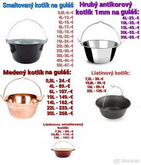 Kotlíky Veľký Lapáš - 3